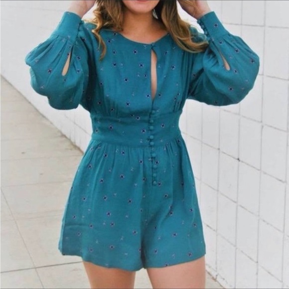 Free People Pants - FREE PEOPLE Love Grows Romper NWT